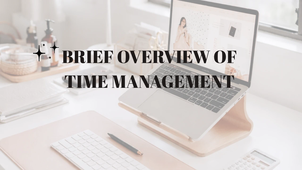 3:9 Brief Overview Of Time Management lesson poster
