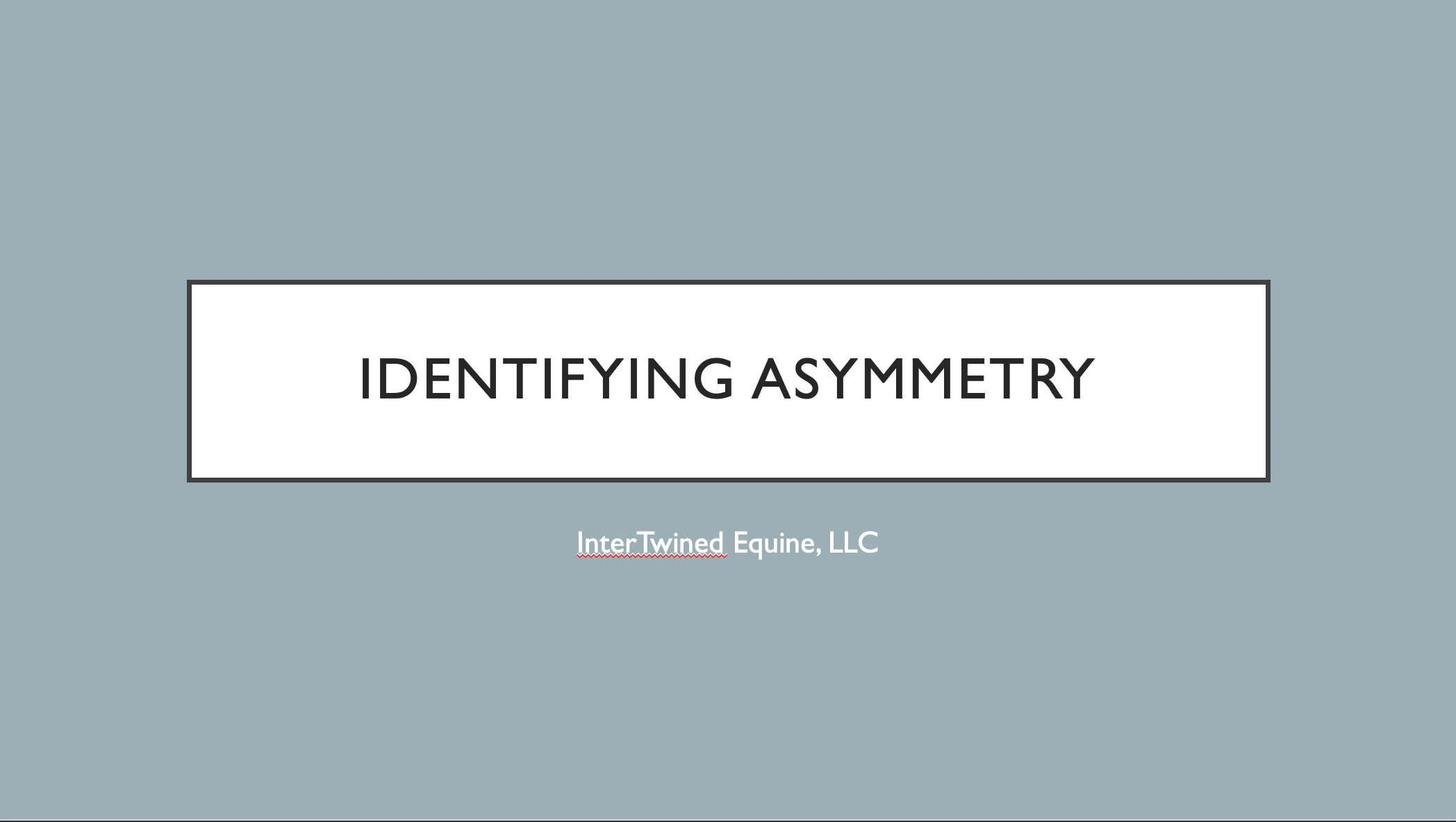 Identifying Asymmetry in the Body lesson poster