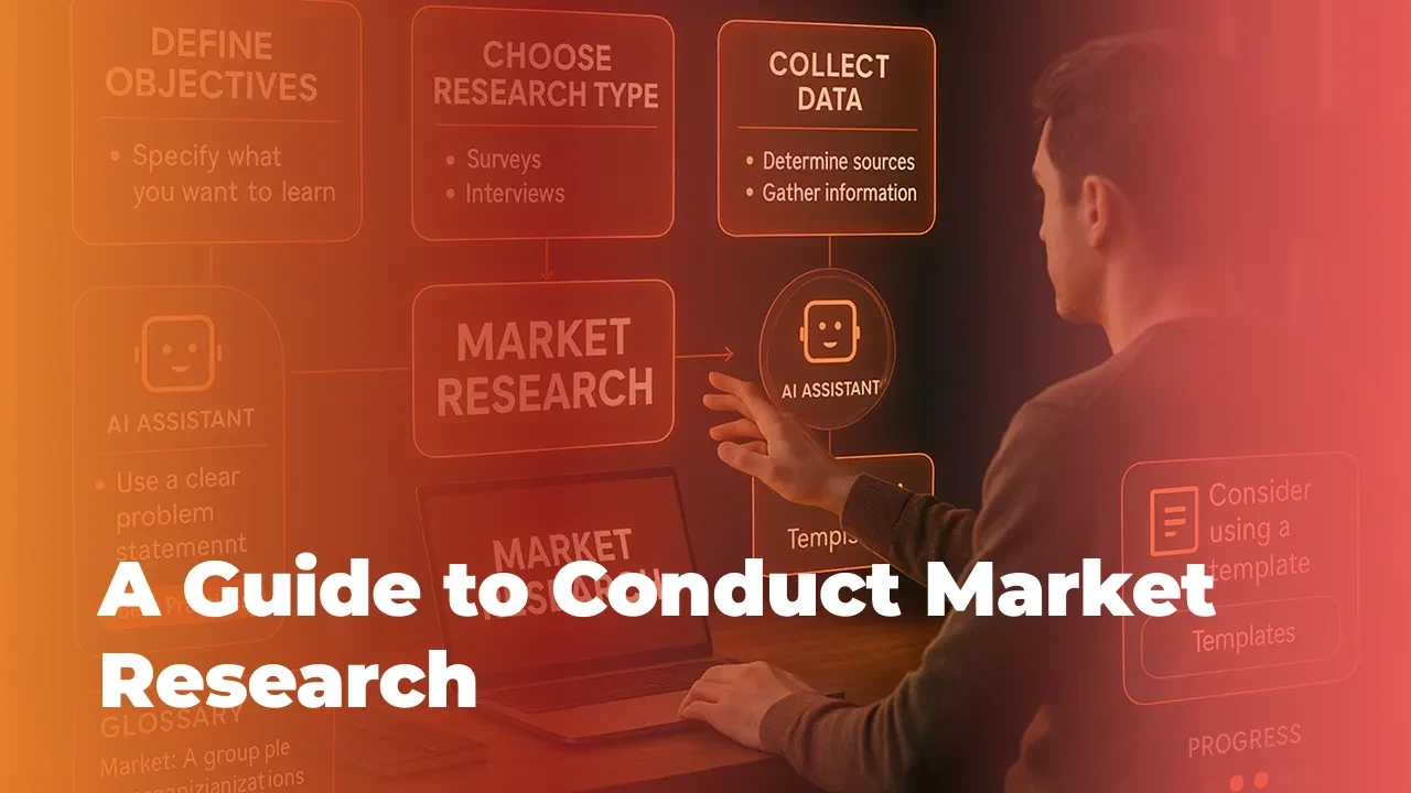 Module 4: A Guide to Conduct Market Research lesson poster