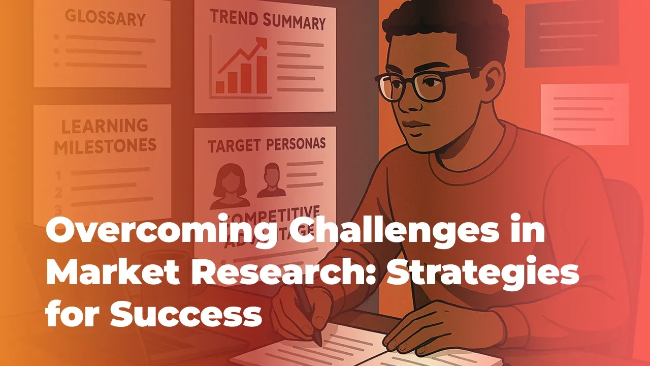 Module 7: Overcoming Challenges in Market Research: Strategies for Success lesson poster