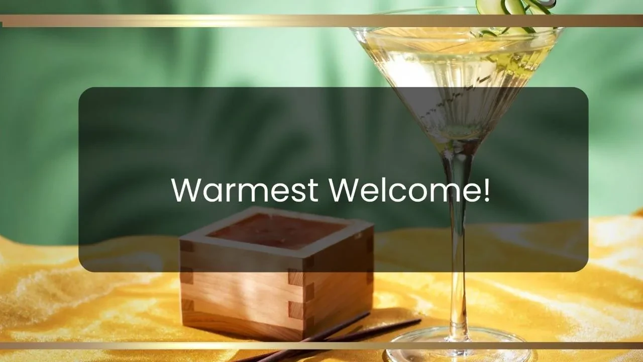 Warmest Welcome! lesson poster