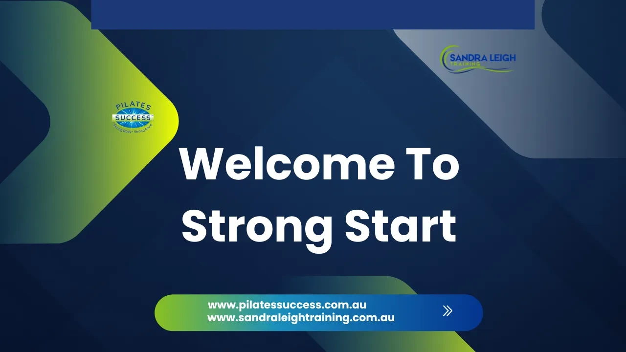 Welcome to Strong Start lesson poster