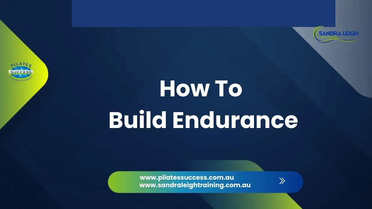 How To Build Endurance lesson poster
