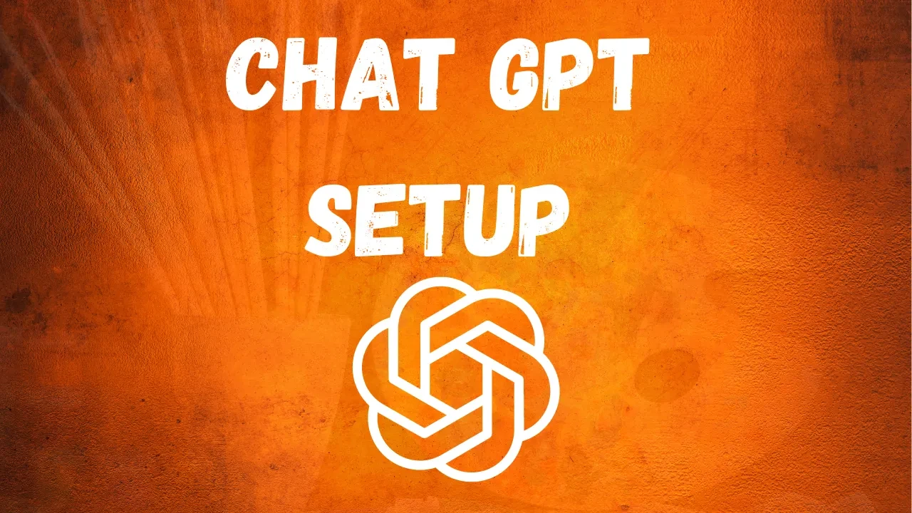 Chat GPT SET UP lesson poster