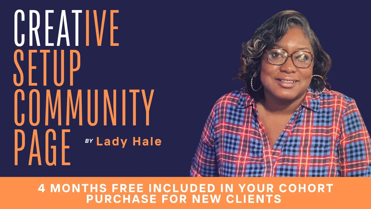 Community Profile Set up lesson poster