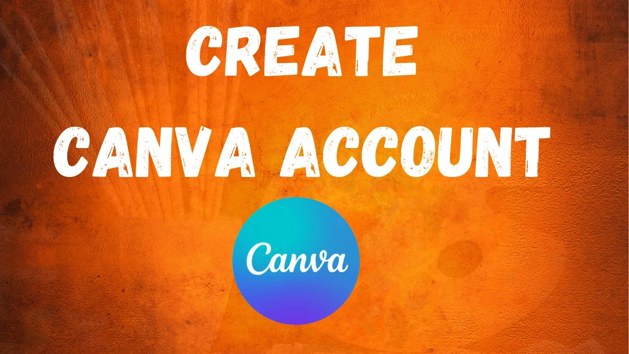Canva Account lesson poster