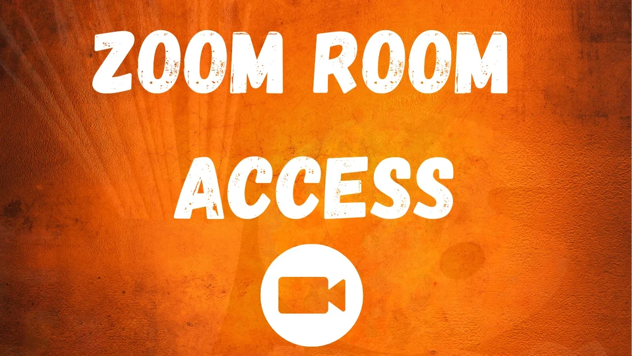 Zoom To Meeting Room lesson poster