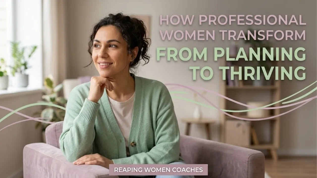 Lesson 2: RISE- How Professional Women Transform From Planning to Thriving lesson poster