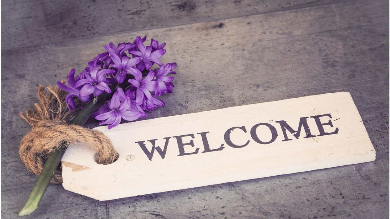 Welcome! lesson poster