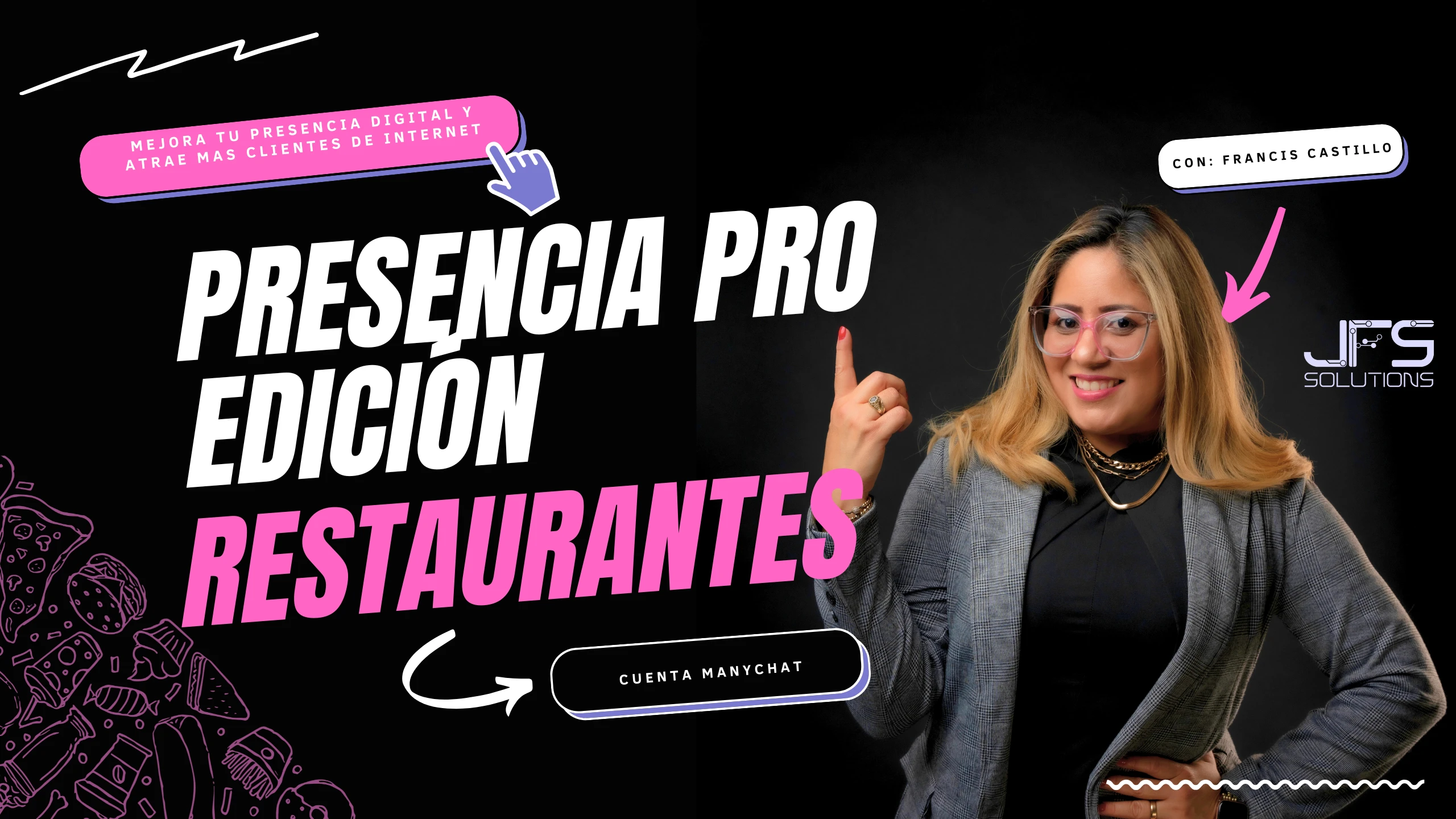 Crear cuenta Manychat lesson poster