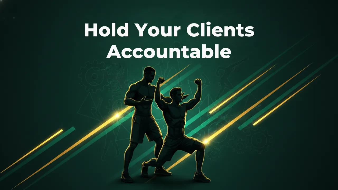 Hold Your Clients Accountable lesson poster