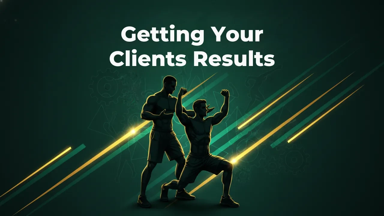 Getting Your Clients Results lesson poster