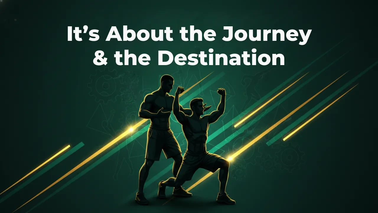 It's About The Journey & the Destination lesson poster