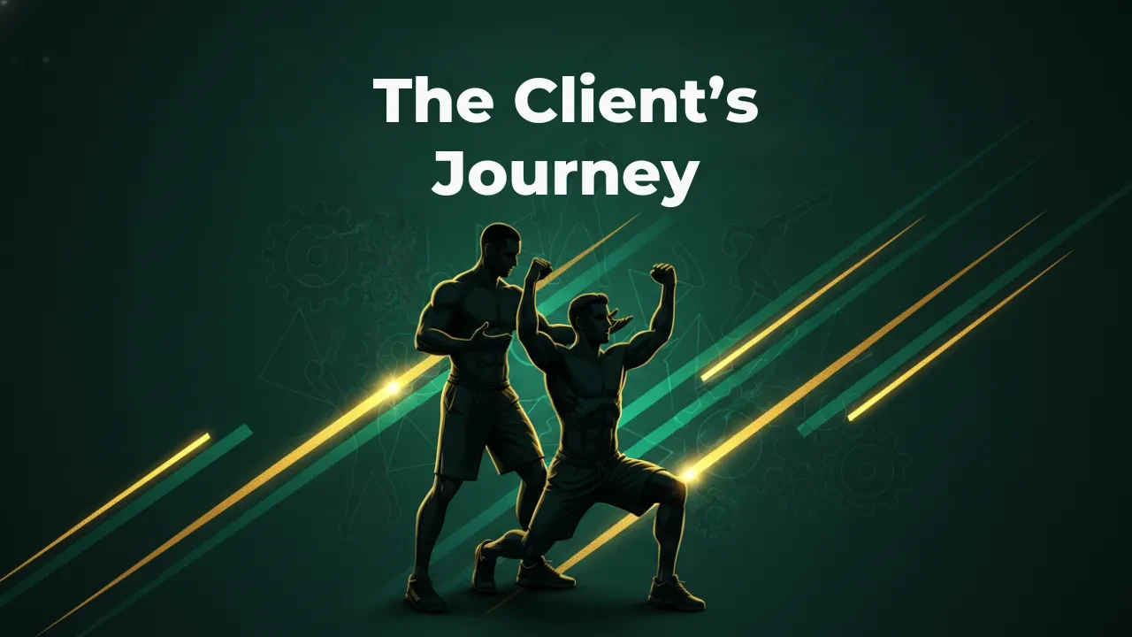The Client's Journey lesson poster