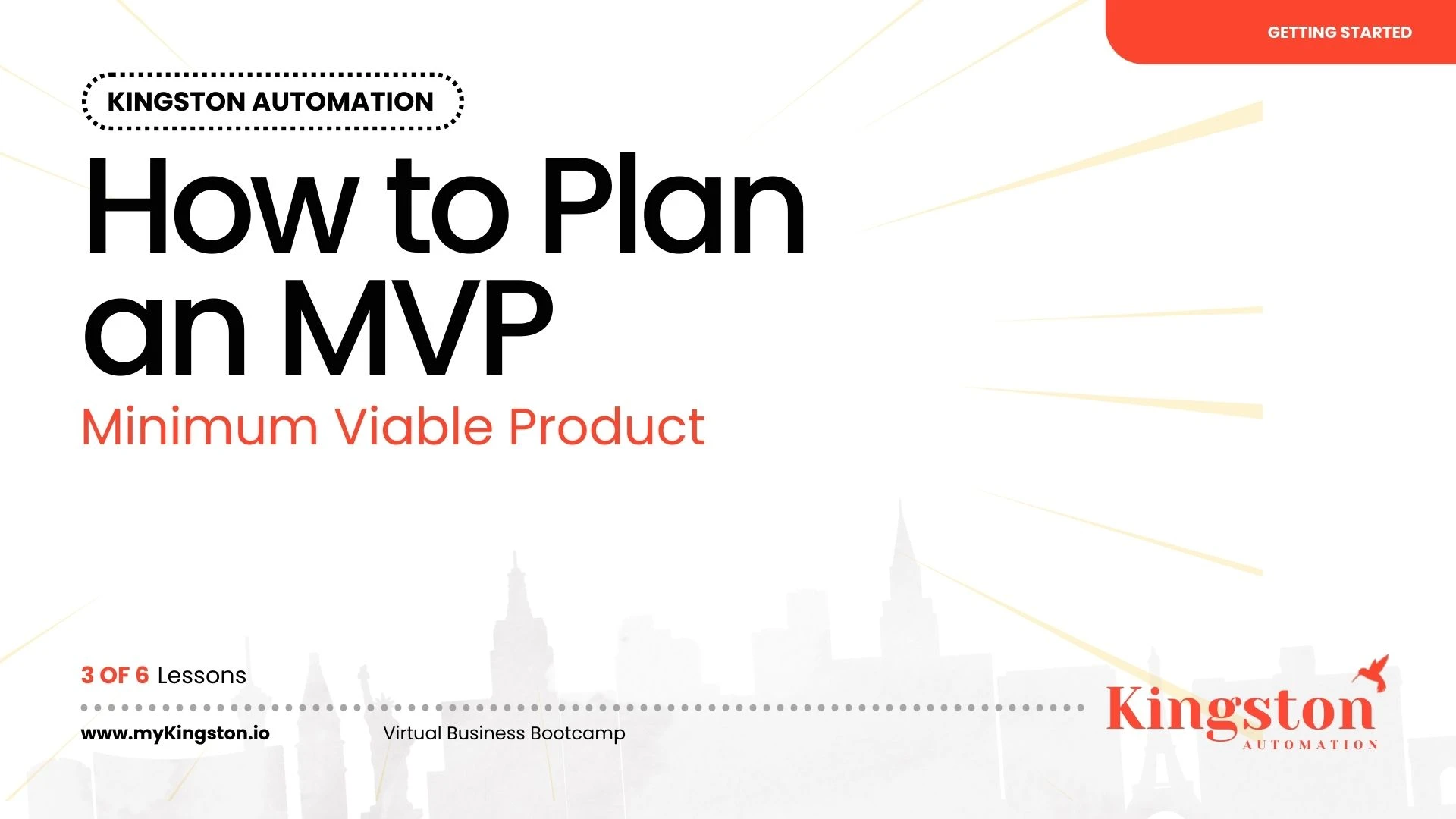 How to Plan an MVP lesson poster