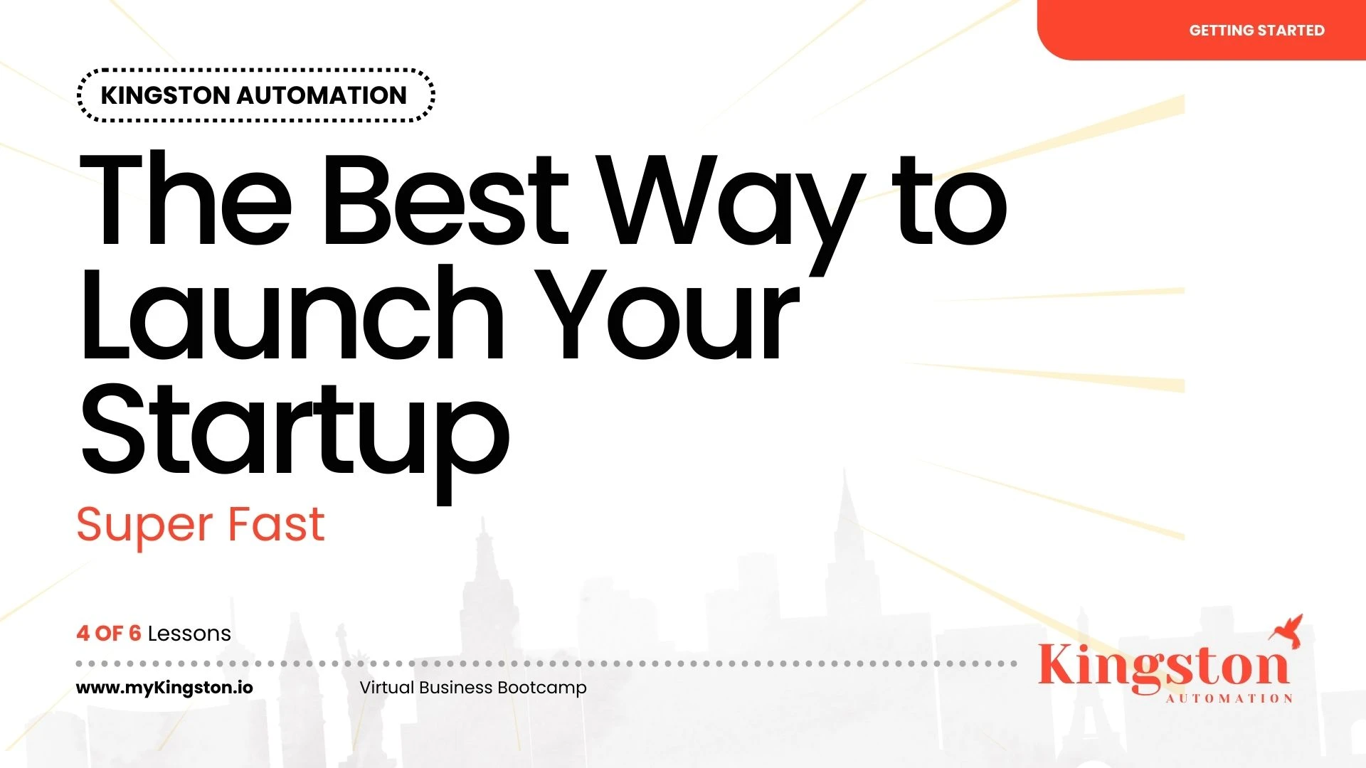 The best way to Launch your startup lesson poster
