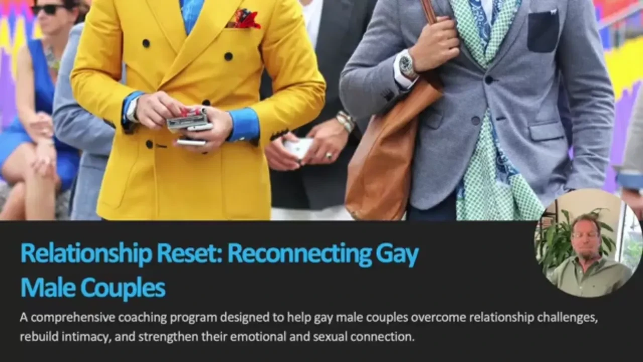 Relationship Reset: Reconnecting Gay Male Couples - Introduction lesson poster