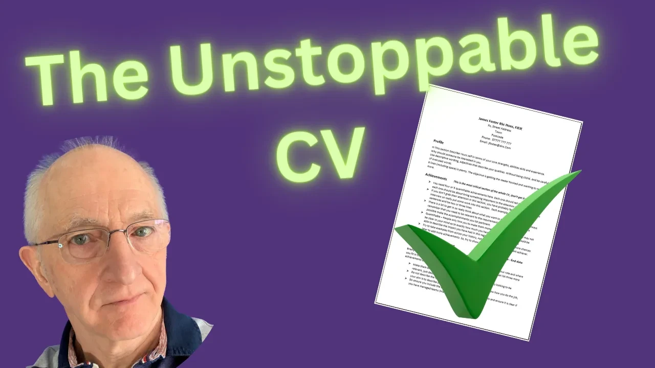 Creating the Profile Section of Your CV lesson poster