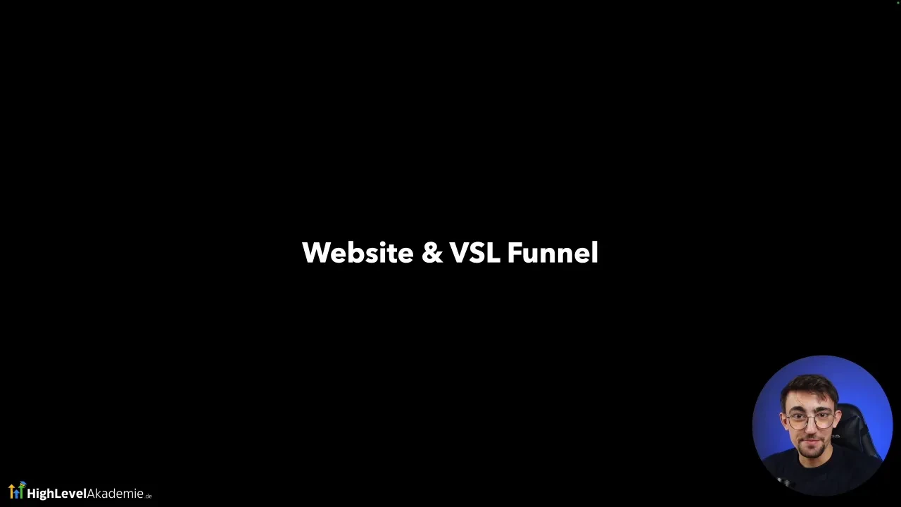 4. Website & VSL Funnel lesson poster