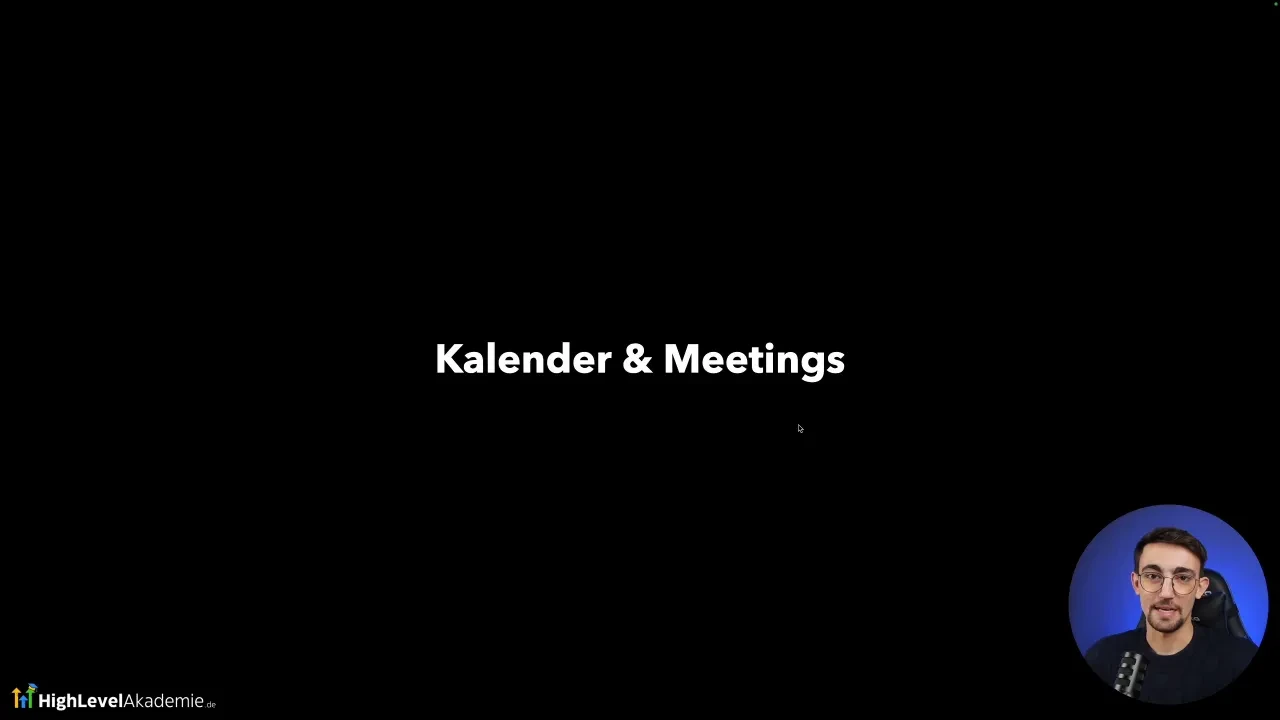 5. Kalender & Meetings lesson poster