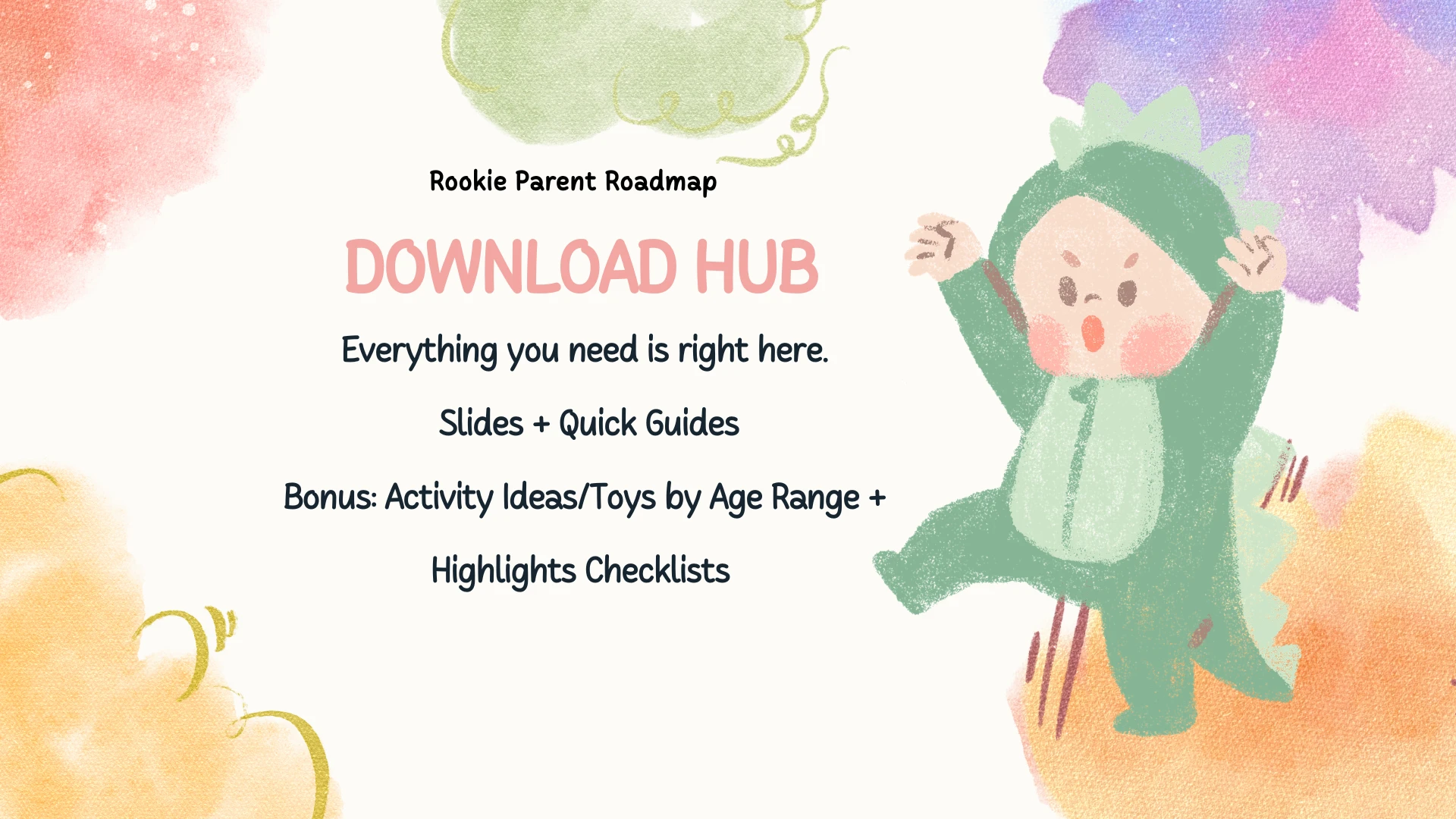 Download Hub: Handouts + Highlights lesson poster