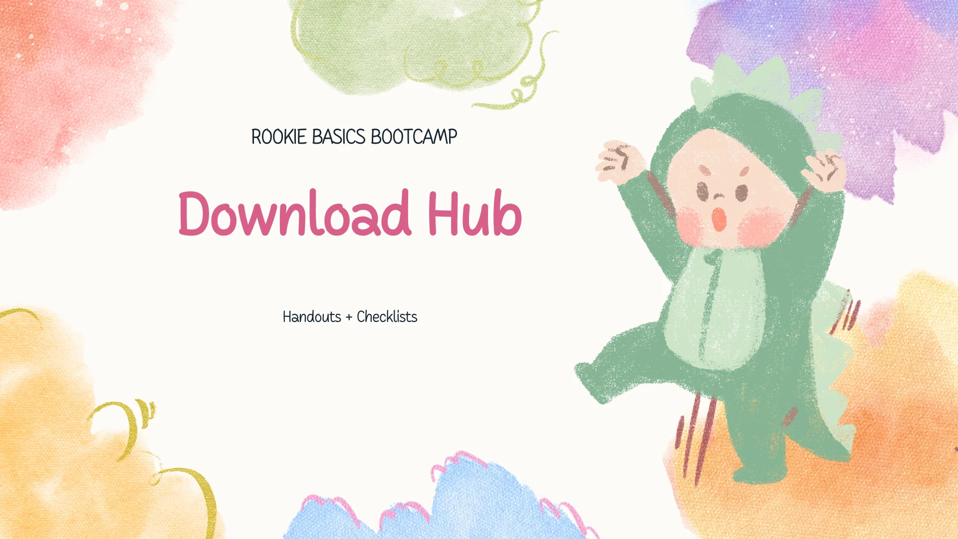 Download Hub: Handouts + Highlights lesson poster