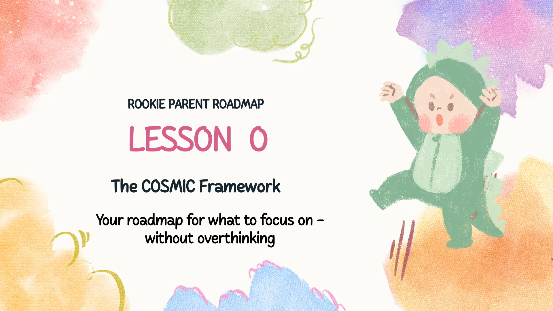 Lesson 0: COSMIC Framework lesson poster