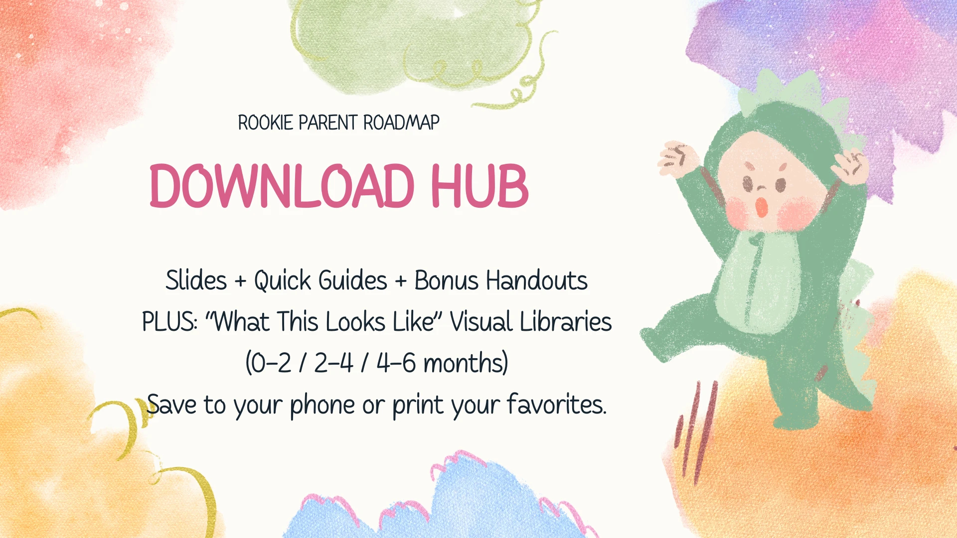 Download Hub: Handouts + Highlights lesson poster