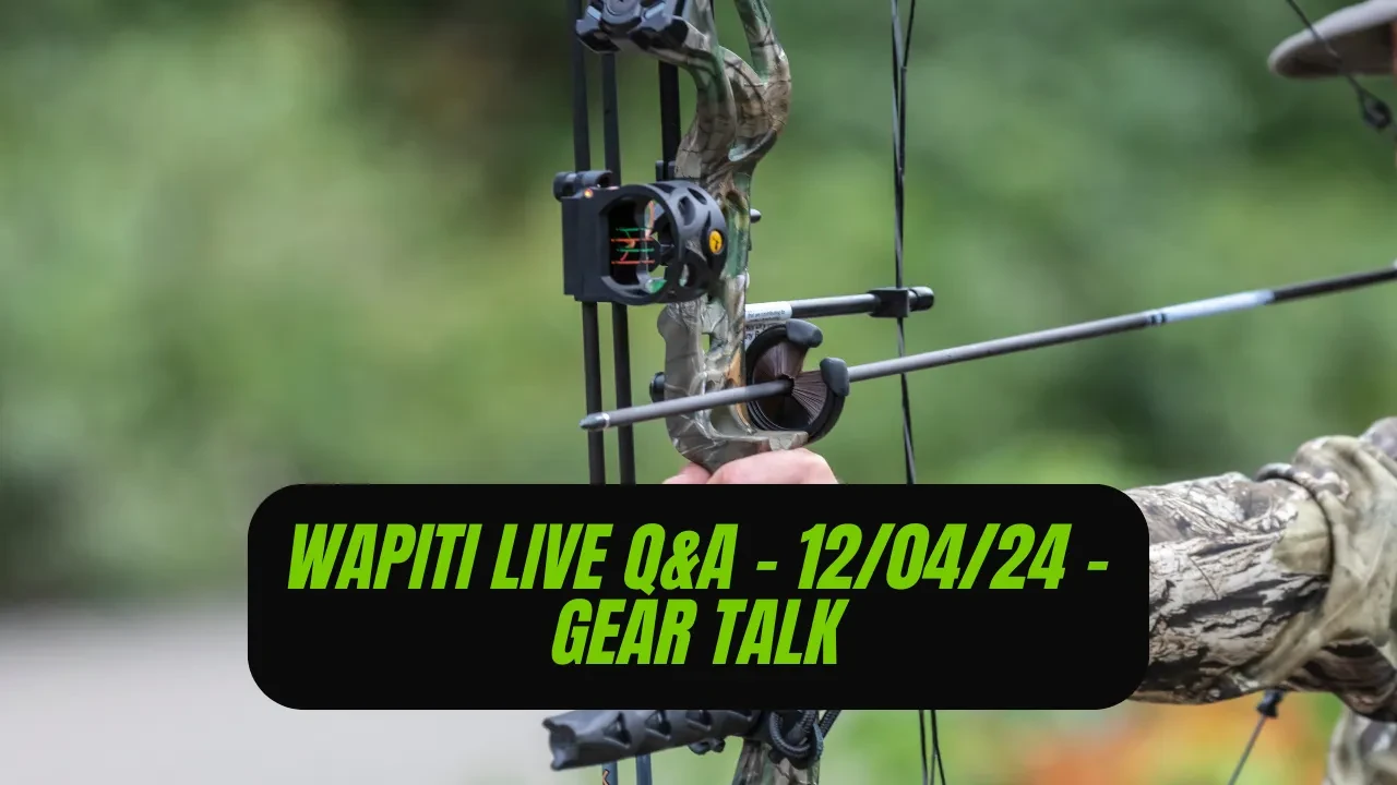 REPLAY Wapiti Live Q&A - 12.04.24 - Gear Talk lesson poster