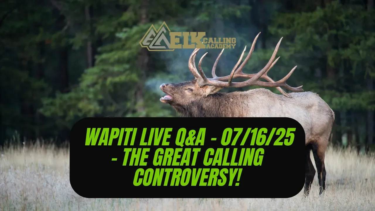 REPLAY - Wapiti Live Q&A - 07.16.25 - The Great Calling Controversy! lesson poster