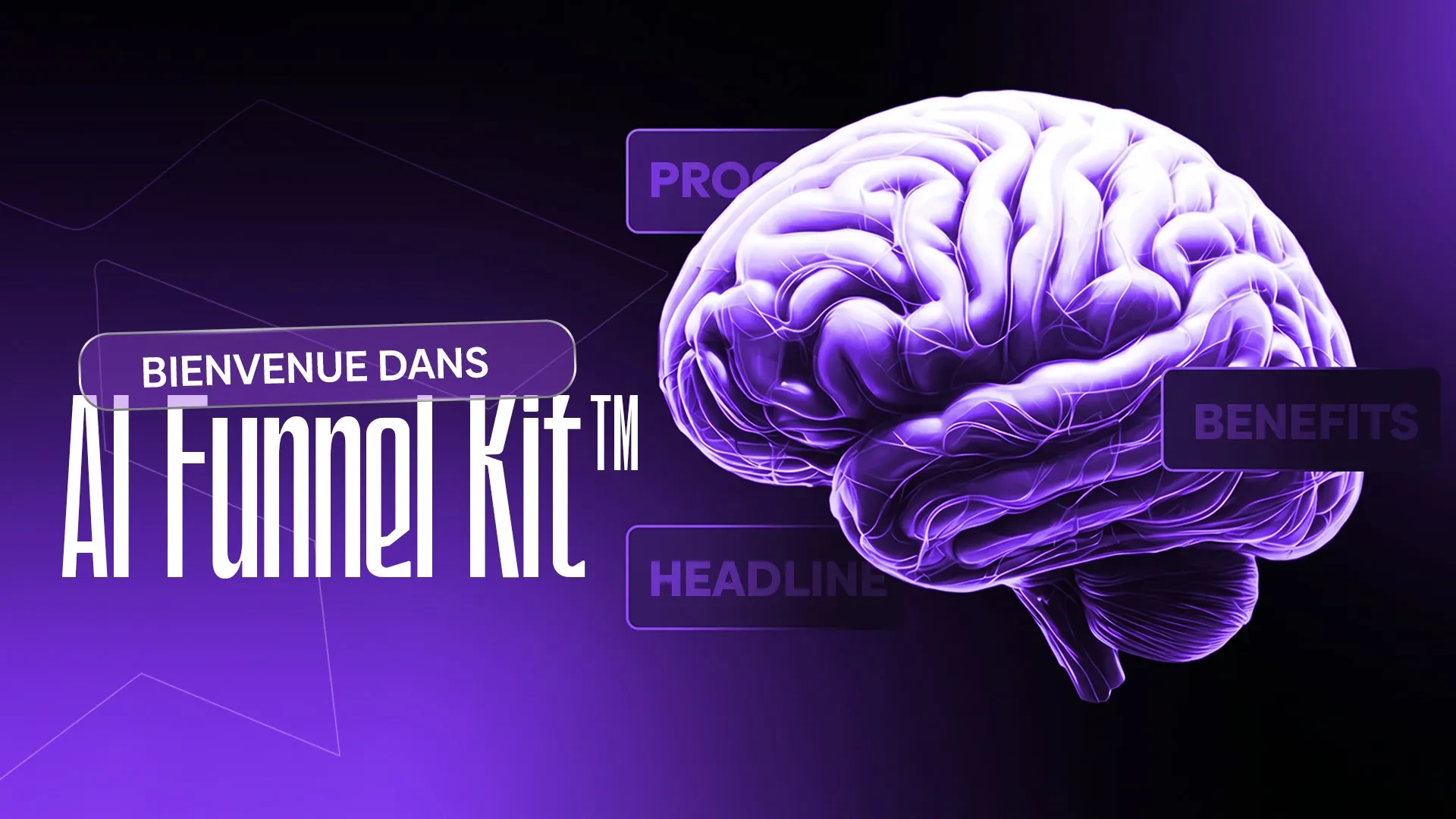Bienvenue dans AI Funnel Kit™ lesson poster