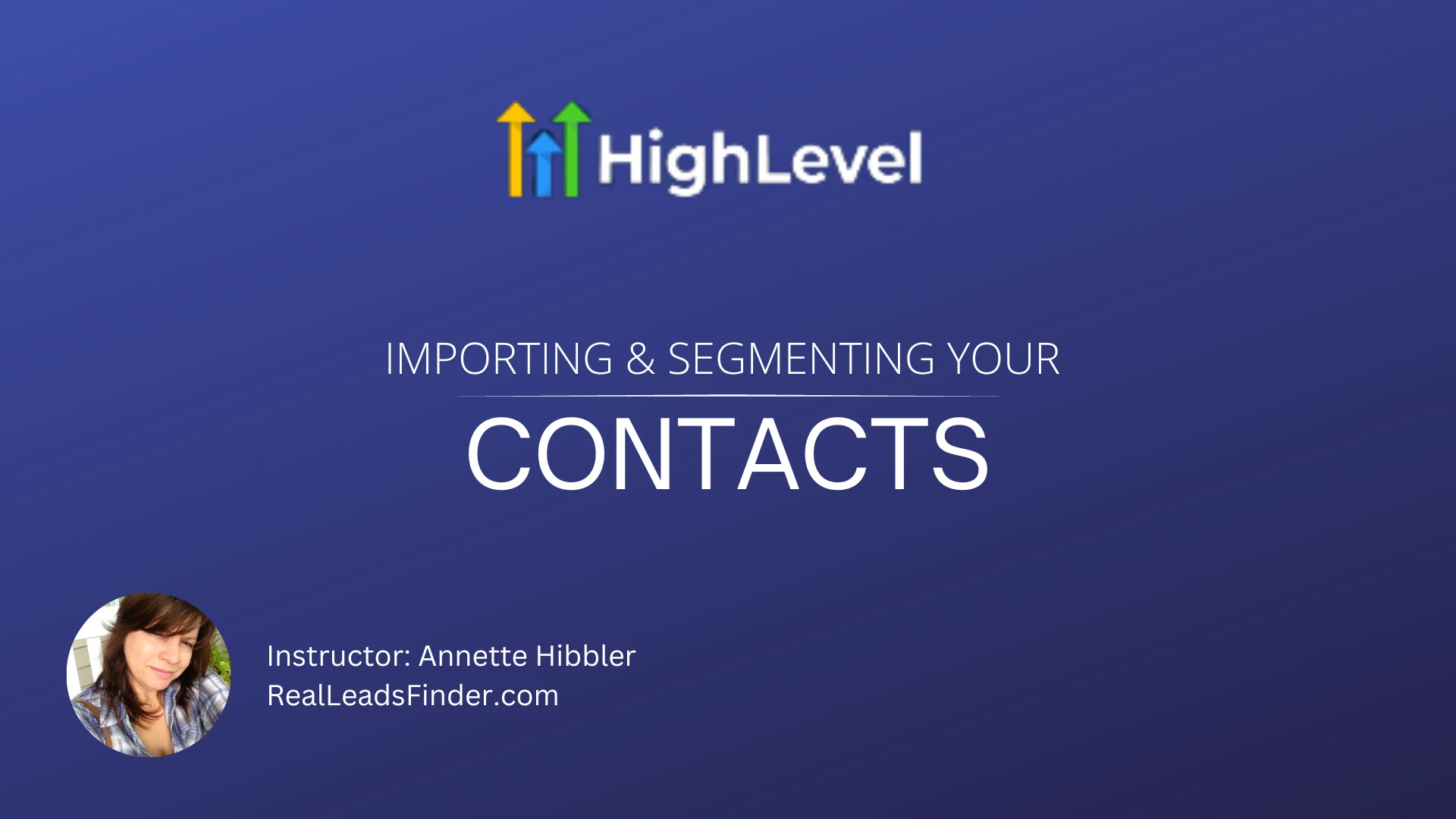 Importing Contacts lesson poster
