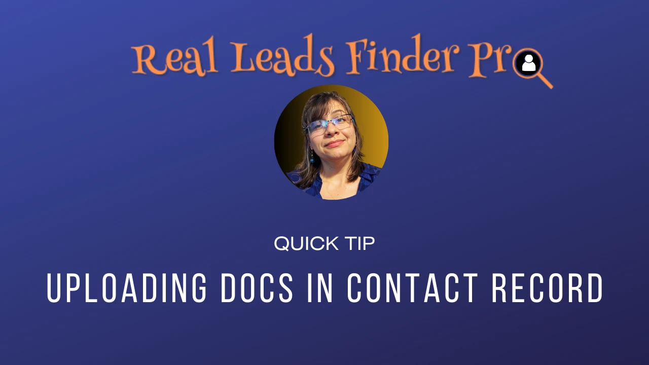 Uploading Docs To Contact Record lesson poster