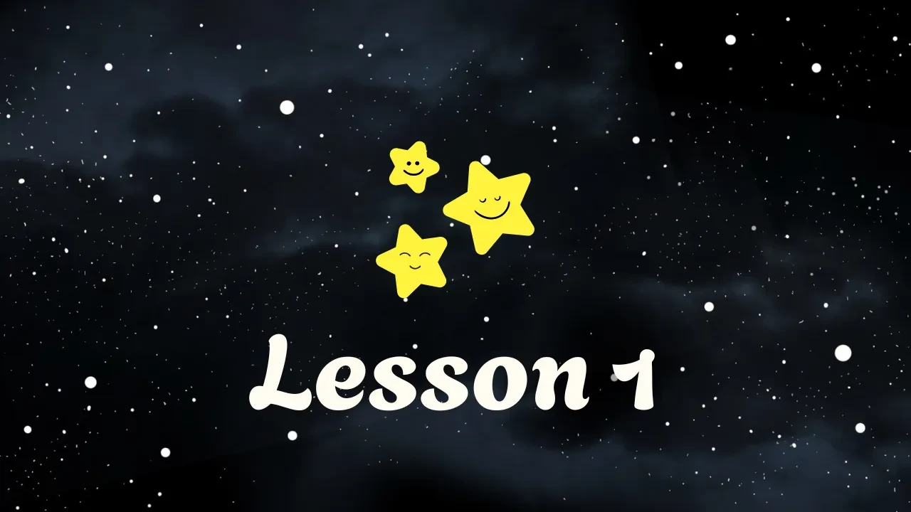 Lesson 1 lesson poster