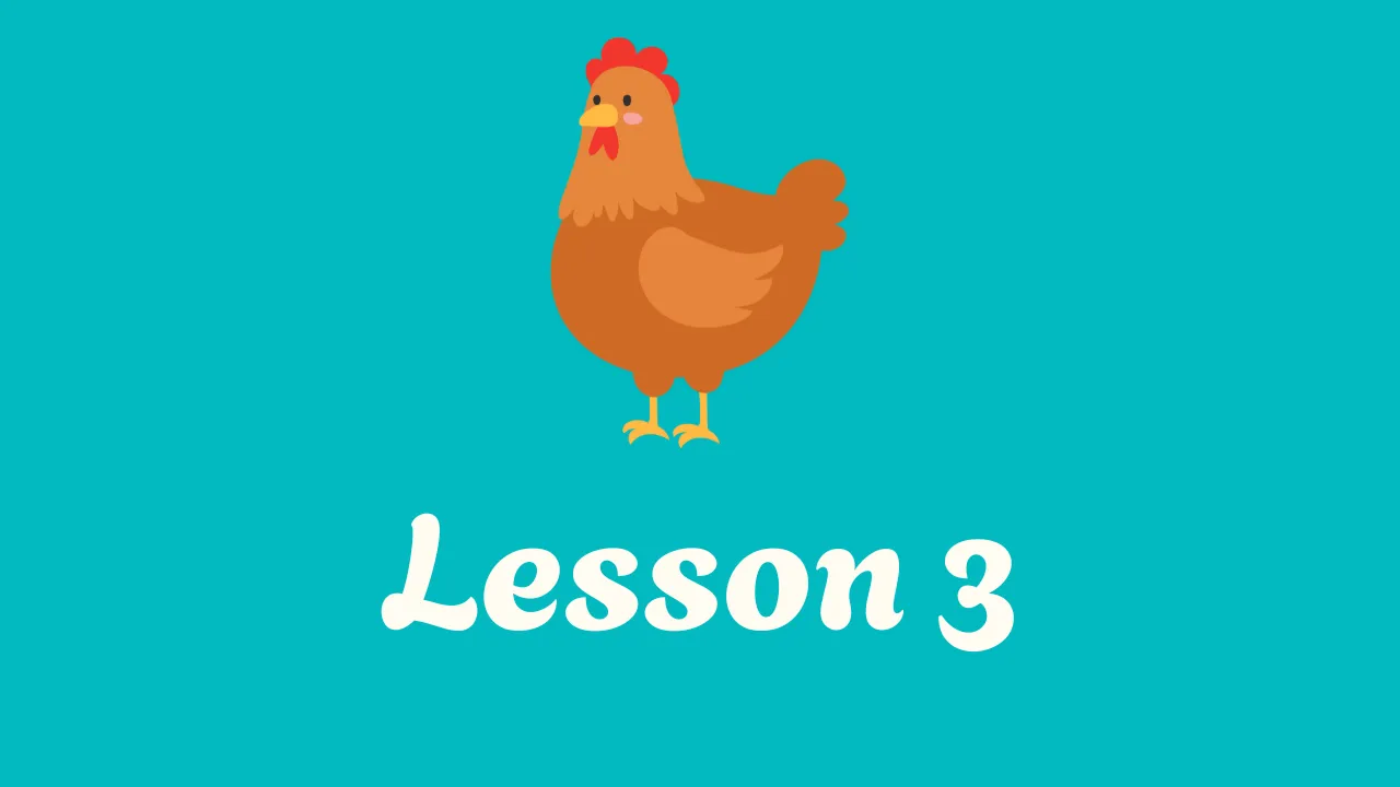 Little Linguists - Lesson 3 lesson poster