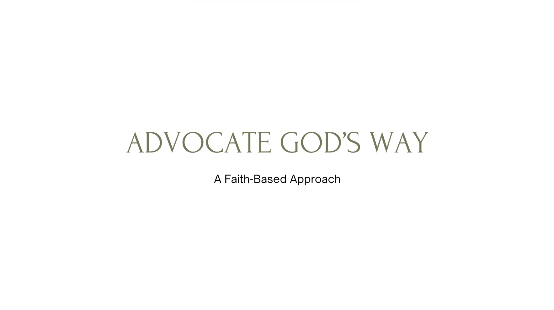 Birth Partners: Image God as an Advocate! lesson poster