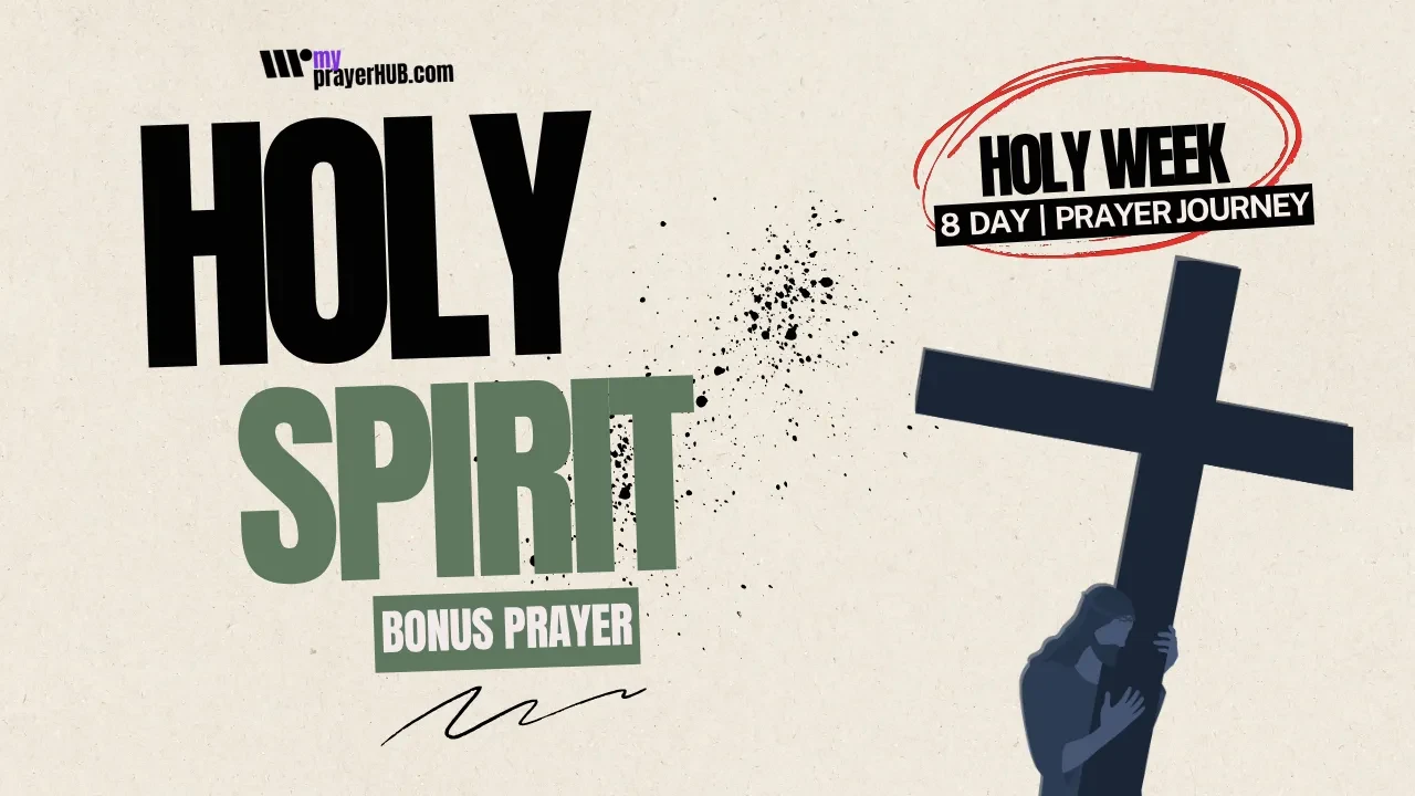 Bonus Prayer | Holy Spirit Our Helper lesson poster