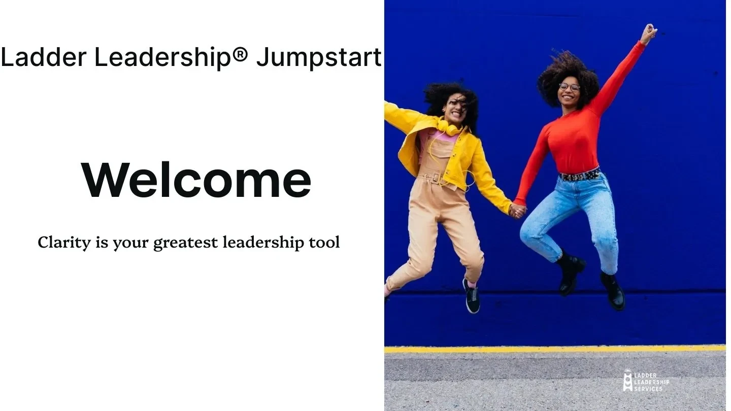 Welcome to the Jumpstart Leadership Reset Course lesson poster