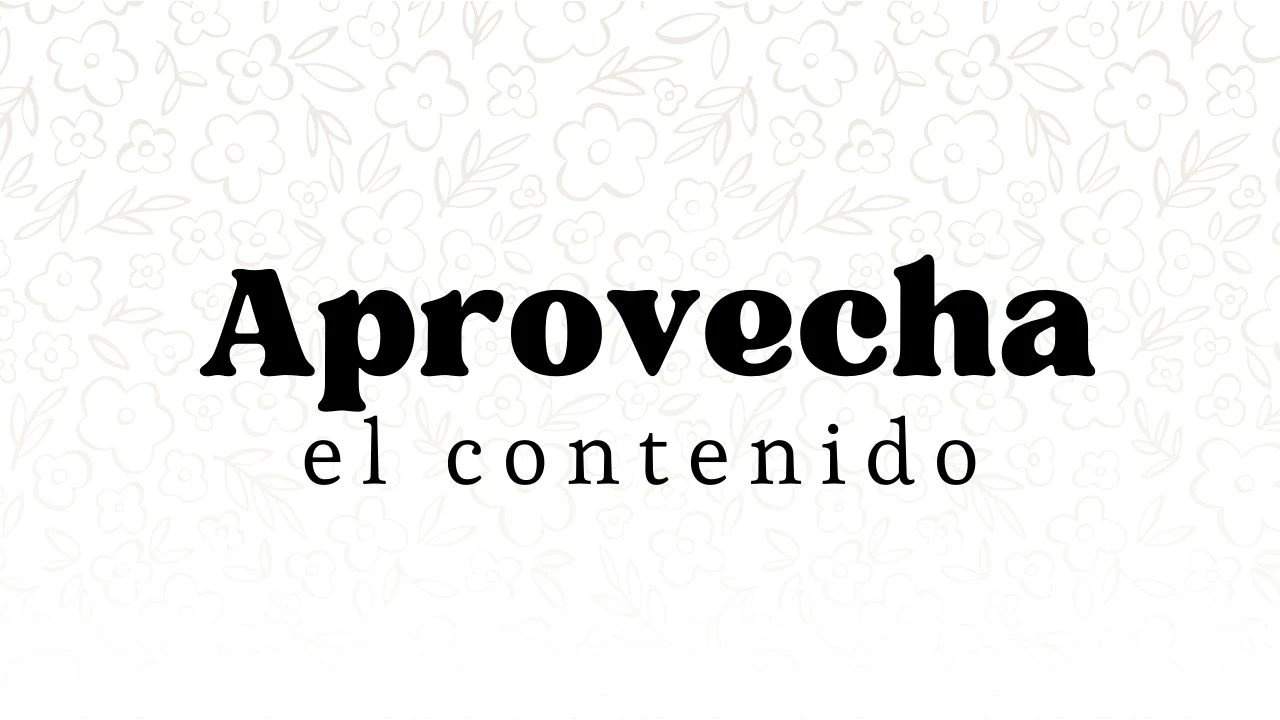 Cómo Sacarle Provecho al Contenido lesson poster