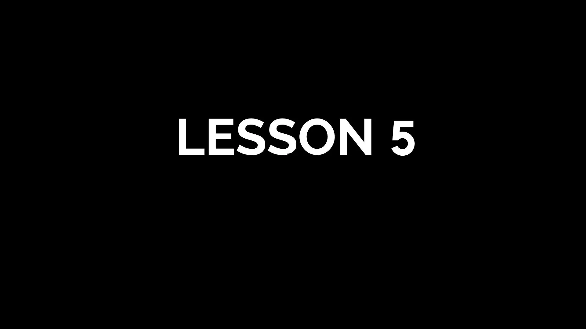 Lesson 5: Unconscious Beliefs, Nervous System and Behavioural Patterns lesson poster