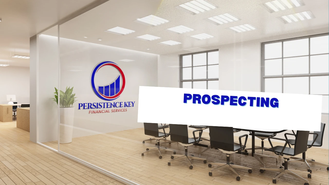 Lesson 1: Prospecting lesson poster
