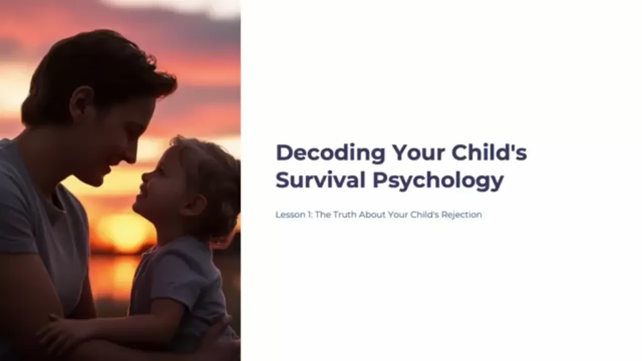 The Truth About Your Child’s Rejection lesson poster