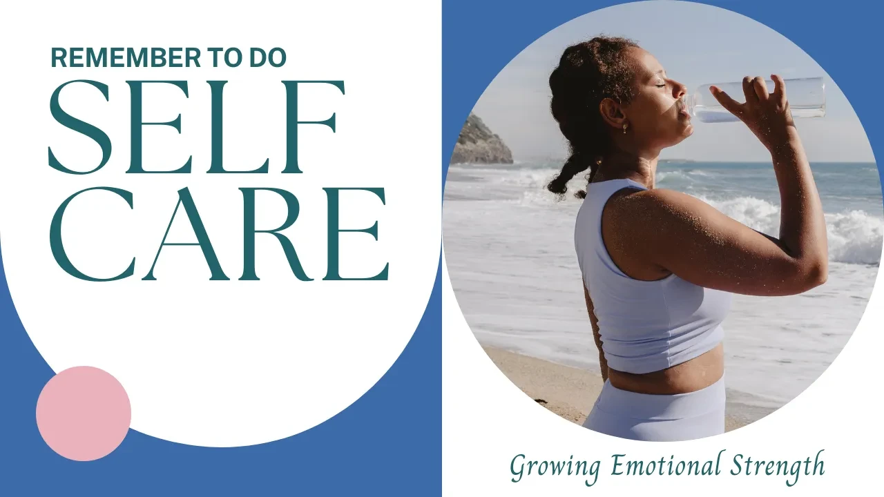 Lesson 1: Self-Care Habits lesson poster