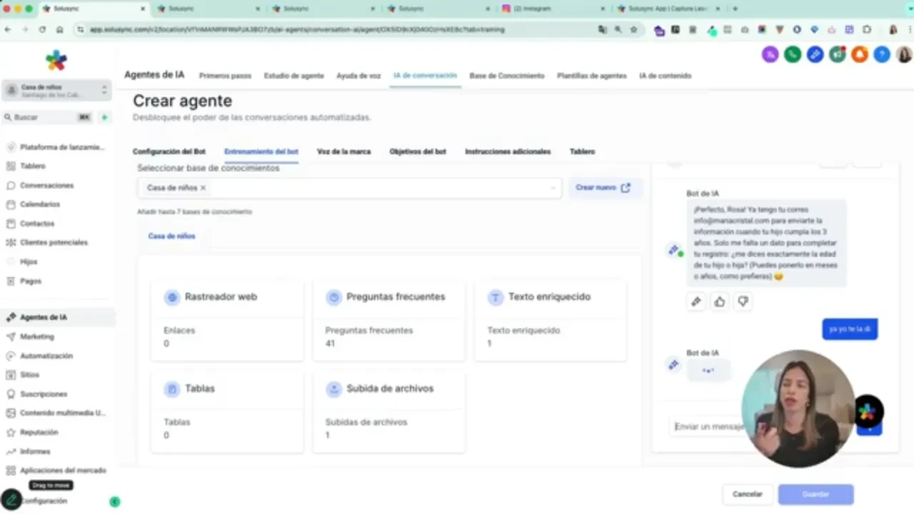 Cómo entrenar, corregir y mejorar tu bot en tiempo real lesson poster