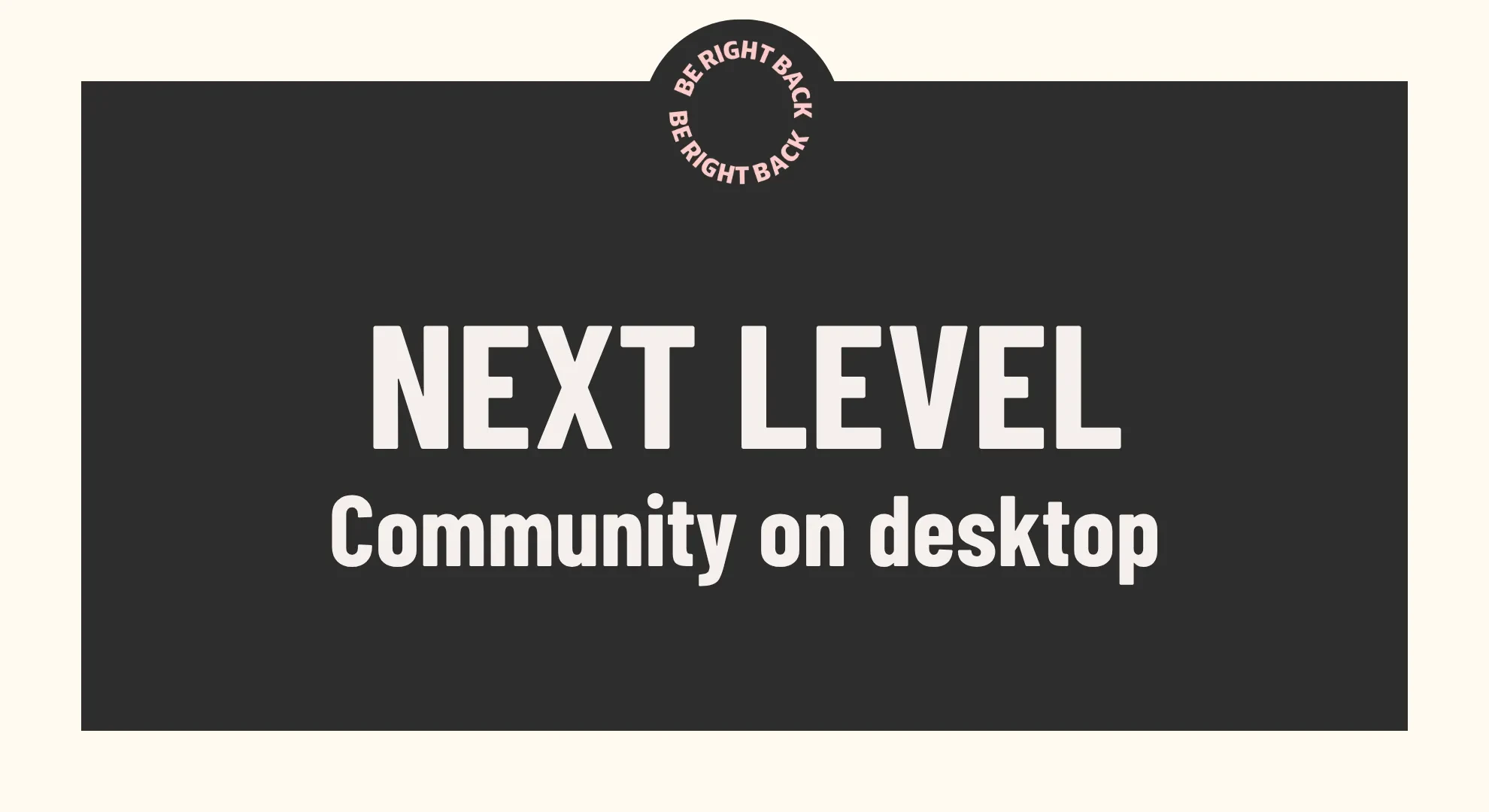 What your community and membership can look like: Desktop version lesson poster