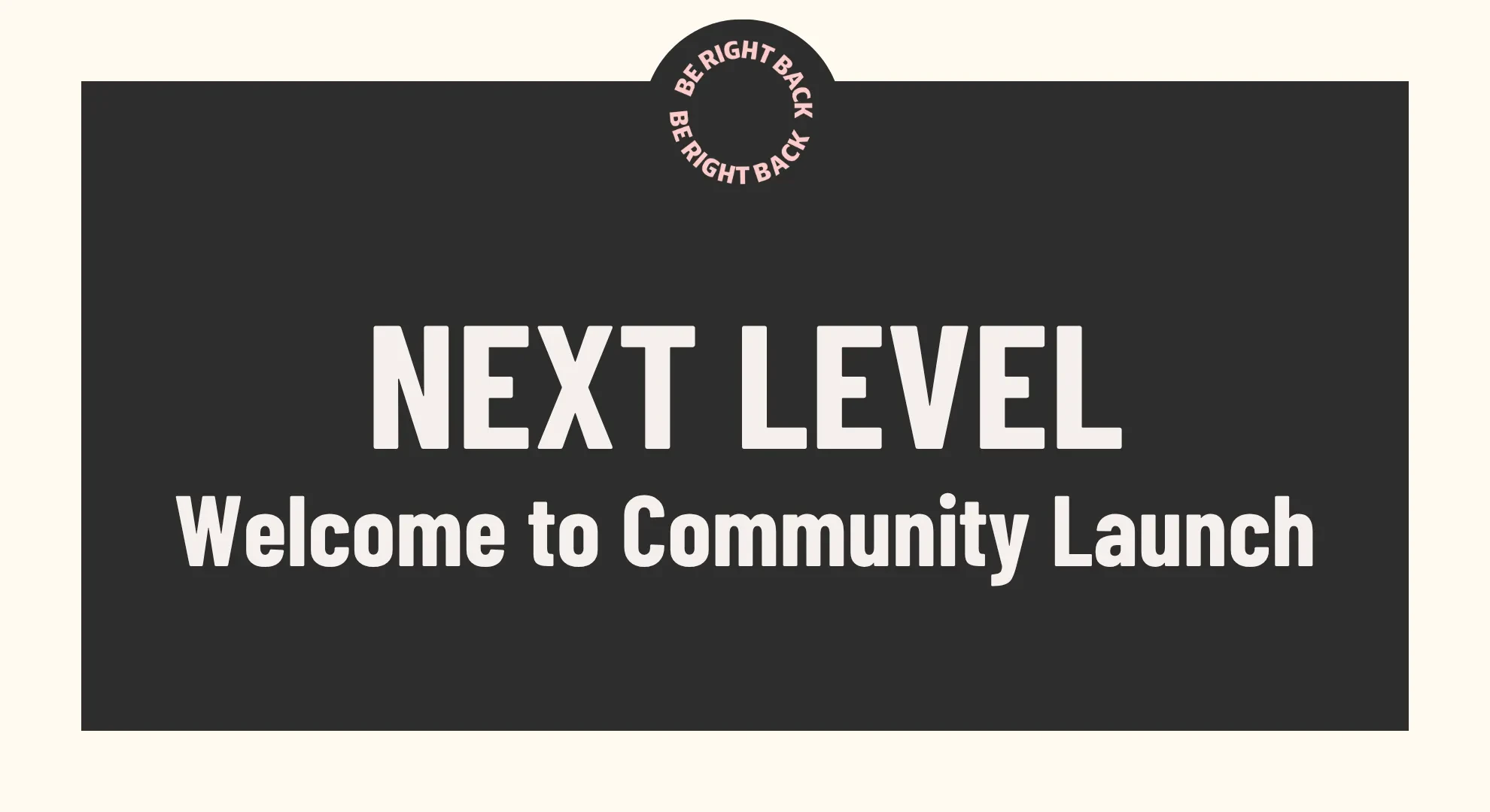 Welcome lesson poster
