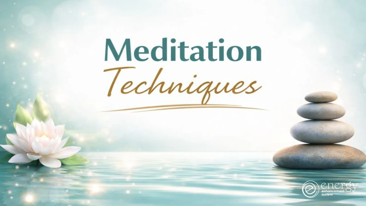 Meditation Techniques lesson poster
