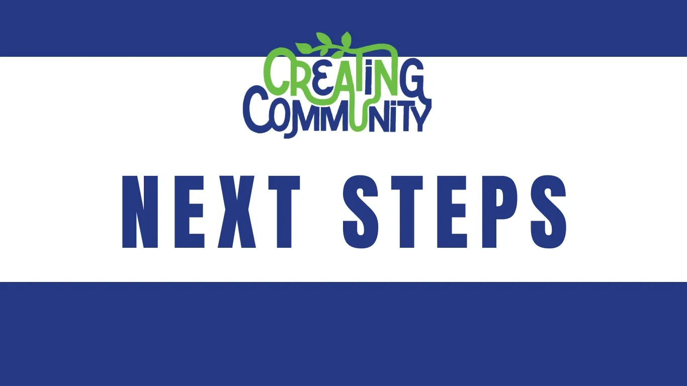 Next Steps | Action Item lesson poster