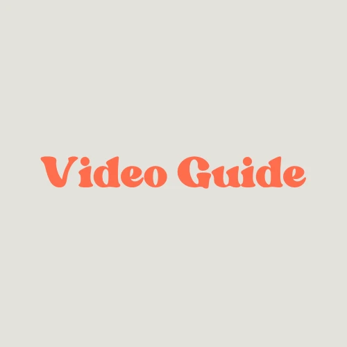 The Video Guide lesson poster