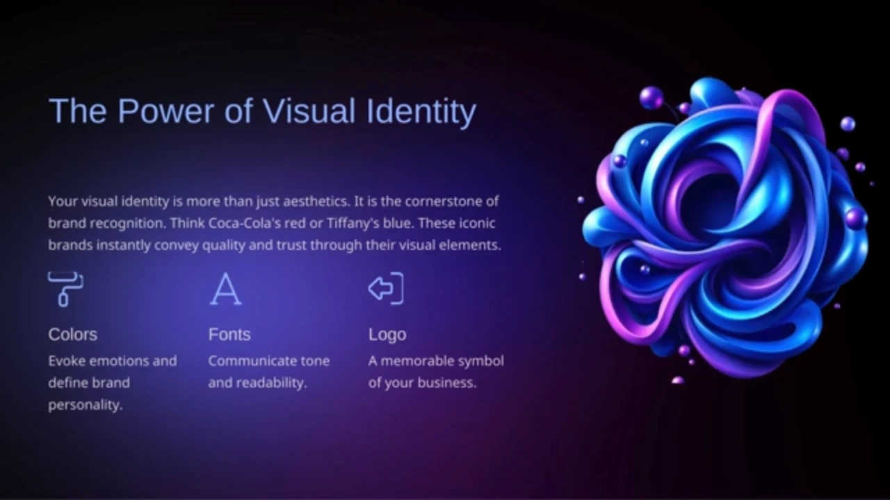 Module 4: Crafting Your Brand – A Visual Identity Guide 🎨✨ lesson poster